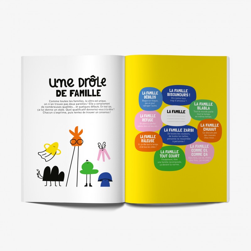 MA TRIBU RECOMPOSÉE livre à remplir tous ensemble